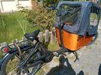 Qivelo Curve 2 DR7 elektrische tweewieler bakfiets met huif, Fietsen en Brommers, Fietsen | Bakfietsen, Overige merken, 4 kinderen of meer