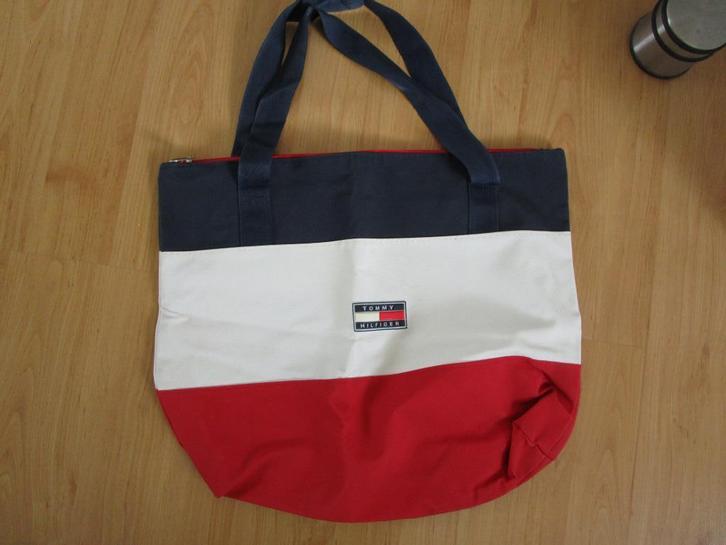 Tommy Hilfiger - ruime (strand) tas / shopper, Sieraden, Tassen en Uiterlijk, Tassen | Damestassen, Zo goed als nieuw, Shopper