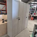 2 metalen kasten werkplaatskasten voor garage afm 195x90x43, Huis en Inrichting, Kasten | Roldeurkasten en Archiefkasten, Ophalen