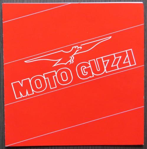 Italiaanse folder Moto Guzzi modellen 1989, Motoren, Handleidingen en Instructieboekjes, Moto Guzzi, Verzenden