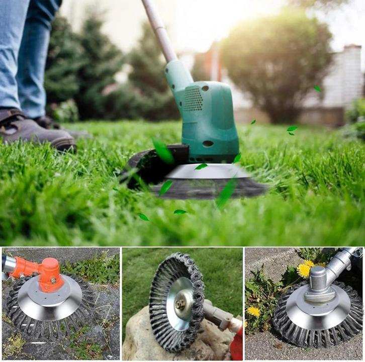 Staalborstel onkruidborstel bosmaaier 6 inch 15cm, Tuin en Terras, Bosmaaiers, Nieuw, Benzine, Verzenden
