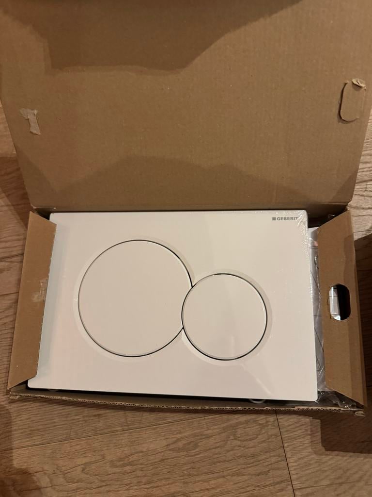 Geberit Sigma 01 bedieningsplaten - Alpin Wit, Doe-het-zelf en Verbouw, Ophalen of Verzenden, Nieuw, Toilet