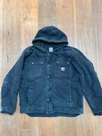 Carhartt Workwear Duck Sherpa Canvas Jack & Hoodie Zwart L, Kleding | Heren, Ophalen of Verzenden, Gedragen, Maat 52/54 (L), Zwart