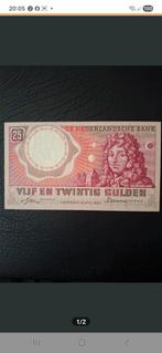 25 Gulden 1955 in een nog erg mooie kwaliteit., Ophalen of Verzenden, 25 gulden, Los biljet