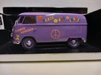 Volkswagen T1 Flower Power bus paars Solido1:17 KRD, Solido, Ophalen of Verzenden, Zo goed als nieuw, Auto