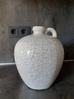 Vaas buikvaas wit crackele, Huis en Inrichting, Woonaccessoires | Vazen, Ophalen, Gebruikt, Wit, Minder dan 50 cm