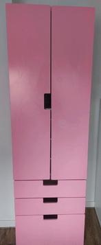 Ikea Stuva/Smastadt kast kinderkamer roze 180 cm hoog, Kinderen en Baby's, Kinderkamer | Commodes en Kasten, 50 tot 70 cm, Kast