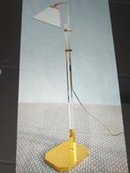 70s koper/ plexy lamp, Glas, Gebruikt, Ophalen of Verzenden