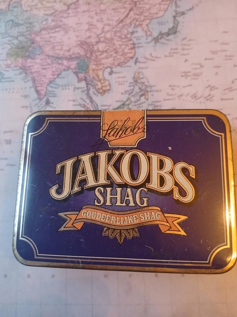 Vintage Jacobs Shag Blikje, Ophalen of Verzenden, Gebruikt