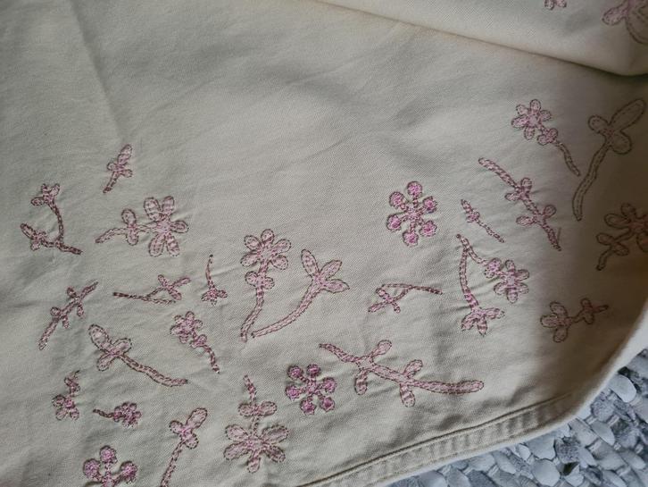 Fendi broek broderie gestikt Maat 42, Kleding | Dames, Broeken en Pantalons, Nieuw, Maat 42/44 (L), Roze, Lang, Verzenden