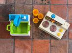 Vintage Fisher Price keuken / fornuis / spoelbak, Kinderen en Baby's, Speelgoed | Fisher-Price, Ophalen of Verzenden, Gebruikt