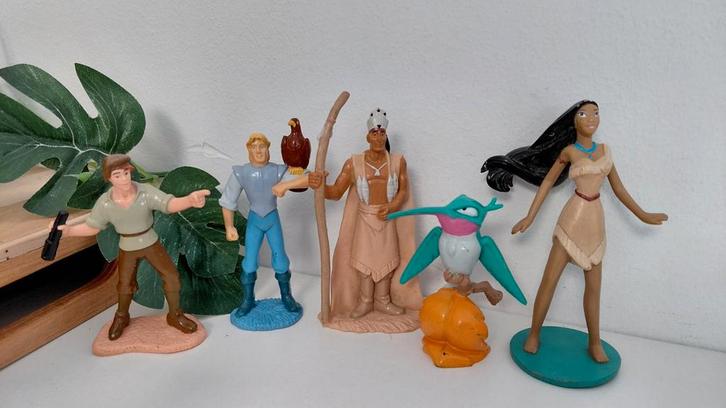 Pocahontas Disney poppetjes, Verzamelen, Poppetjes en Figuurtjes, Zo goed als nieuw, Ophalen of Verzenden