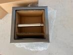 Rocko Toiletrolhouder Zonder Klep Inbouw Gunmetal, Ophalen of Verzenden, Wit