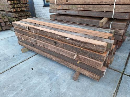 Recup hout azobe hardhouten  palen  12,5x12,5cm, Tuin en Terras, Palen, Balken en Planken, Zo goed als nieuw, Palen, Hardhout