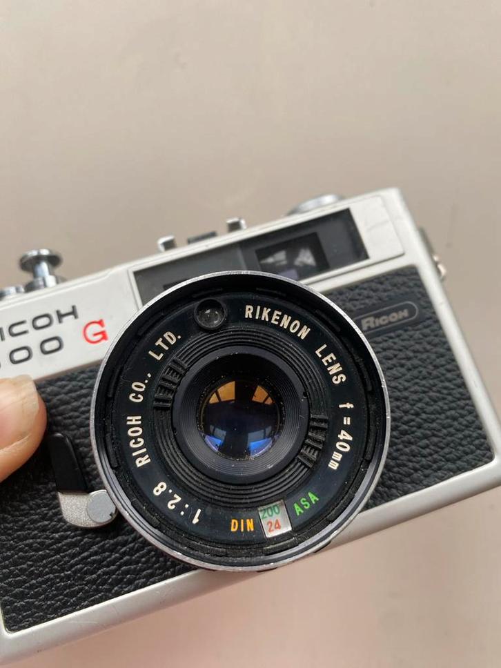 Ricoh 500G meetzoeker camera, Audio, Tv en Foto, Fotocamera's Analoog, Gebruikt, Compact, Overige Merken, Ophalen of Verzenden