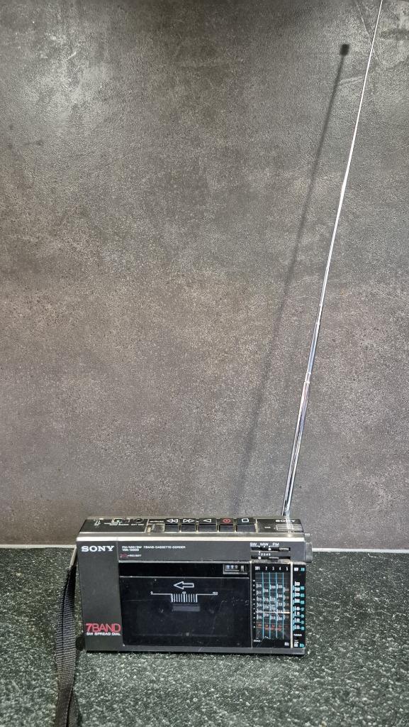 Sony WA5000 cassetterecorder, radio is stuk. 5A14, Audio, Tv en Foto, Cassettedecks, Sony, Ophalen of Verzenden