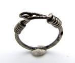Zeldzame  ring middeleeuwse Viking - 10e eeuw - zilver, Verzenden, Zilver, Ring