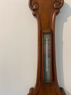 Barometer antiek 200 jaar oud bruin eiken, Antiek en Kunst, Antiek | Gereedschap en Instrumenten, Ophalen of Verzenden