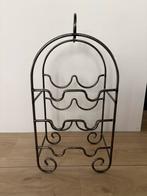 Vintage Smeedijzeren Wijnrek - 6 Flessen, Huis en Inrichting, Woonaccessoires | Wijnrekken, Nieuw, Ophalen of Verzenden, Metaal