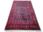 Handgeknoopt Perzisch wol tapijt floral Hamadan 142x222cm, 200 cm of meer, Perzisch vintage oosters hype, 100 tot 150 cm, Gebruikt