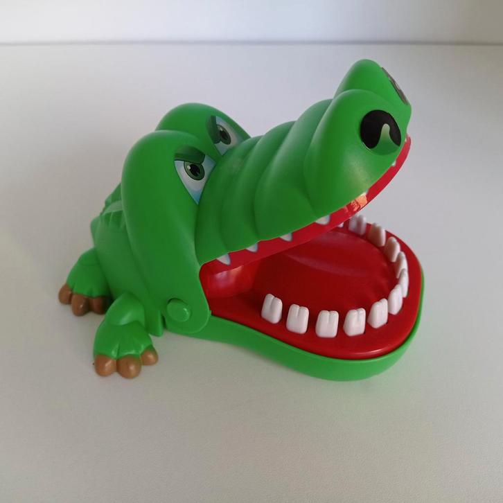 Hema bijtende krokodil spel groen, Kinderen en Baby's, Speelgoed | Overig, Gebruikt, Jongen of Meisje, Ophalen of Verzenden