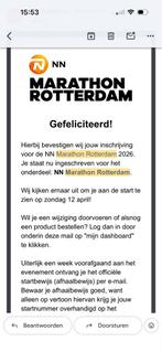 Kaartje rotterdam marathon (hele marathon), Eén persoon