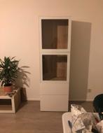 Nette vitrinekast ikea, de BESTA!, Huis en Inrichting, Kasten | Vitrinekasten, Ophalen, Zo goed als nieuw, 25 tot 50 cm, Minder dan 100 cm