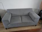 Stoffen tweezitsbank grijs, Huis en Inrichting, Banken | Bankstellen, Ophalen, Gebruikt, 150 tot 200 cm, Tweepersoons