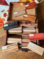Nieuw! 50 Houtmonsters - Diverse Houtsoorten, Minder dan 25 mm, Overige typen, Nieuw, Ophalen of Verzenden