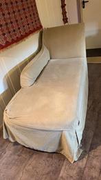 Licht groene/ beige ribcord sofa, Ophalen, 150 tot 200 cm, Tweepersoons, 75 tot 100 cm