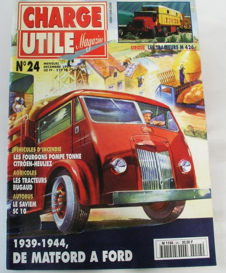 Charge Utile magazine nº 24 december 1994, Boeken, Tijdschriften en Kranten, Zo goed als nieuw, Overige typen, Ophalen of Verzenden
