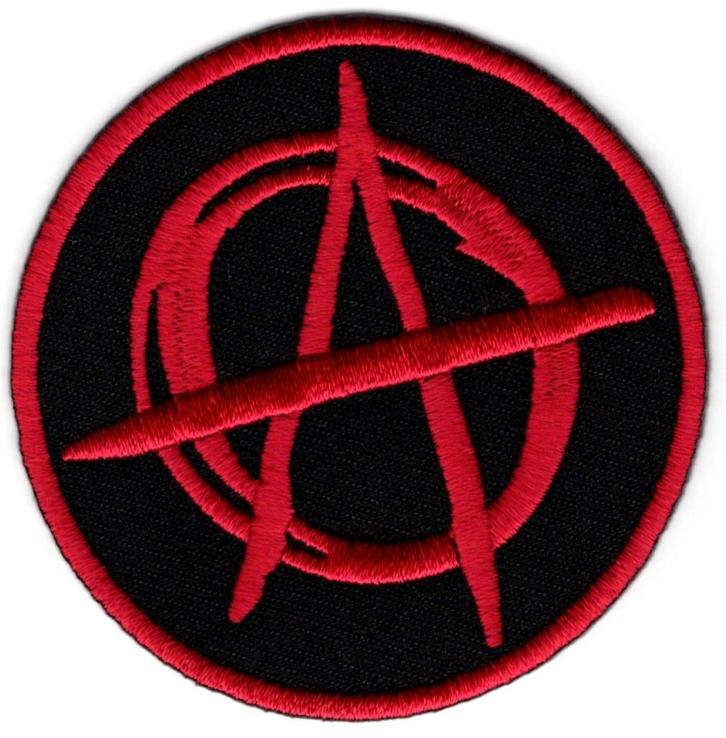 Anarchy stoffen opstrijk patch embleem #2, Verzamelen, Muziek, Artiesten en Beroemdheden, Nieuw, Kleding, Verzenden