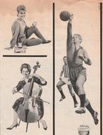 Retro reclame 1962 Hero frisdrank muziekinstrument cello, Verzenden, Overige typen