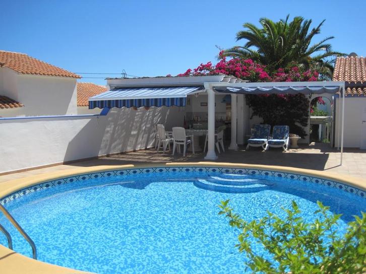 Vrijstaande 4-persoons bungalow met privézwembad in Denia (M, Vakantie, Vakantiehuizen | Spanje, Costa Blanca, Chalet, Bungalow of Caravan