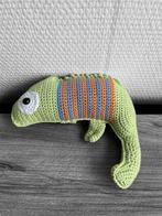 Nieuwe gehaakte platte knuffel kameleon, Ophalen of Verzenden, Nieuw, Overige typen