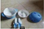 Babyservies blauw Nieuw bunny/konijn, Ophalen of Verzenden, Nieuw, Overige typen