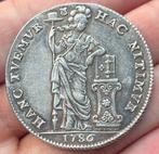 Schitterende 3 Gulden Utrecht 1786 zilver montagespoor, Postzegels en Munten, Munten | Nederland, Vóór koninkrijk, Zilver, Losse munt
