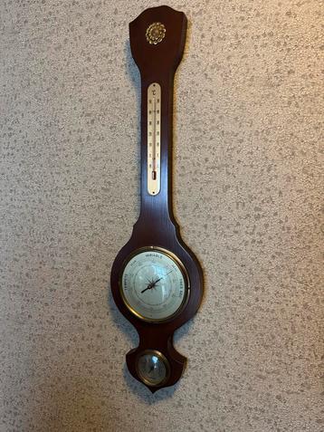 Vintage Weerstation - Barometer, Thermometer, Hygrometer beschikbaar voor biedingen