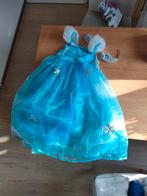 Verkleed jurk Elsa- Frozen maat 120 met sluier, Ophalen of Verzenden, Zo goed als nieuw, 122 t/m 128, Meisje