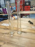 Vaasjes, Overige kleuren, Ophalen of Verzenden, Minder dan 50 cm, Glas