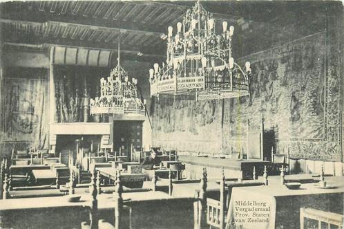 (378-339-011) Middelburg Vergaderzaal Prov Staten, Verzamelen, Ansichtkaarten | Nederland, Zeeland, Verzenden