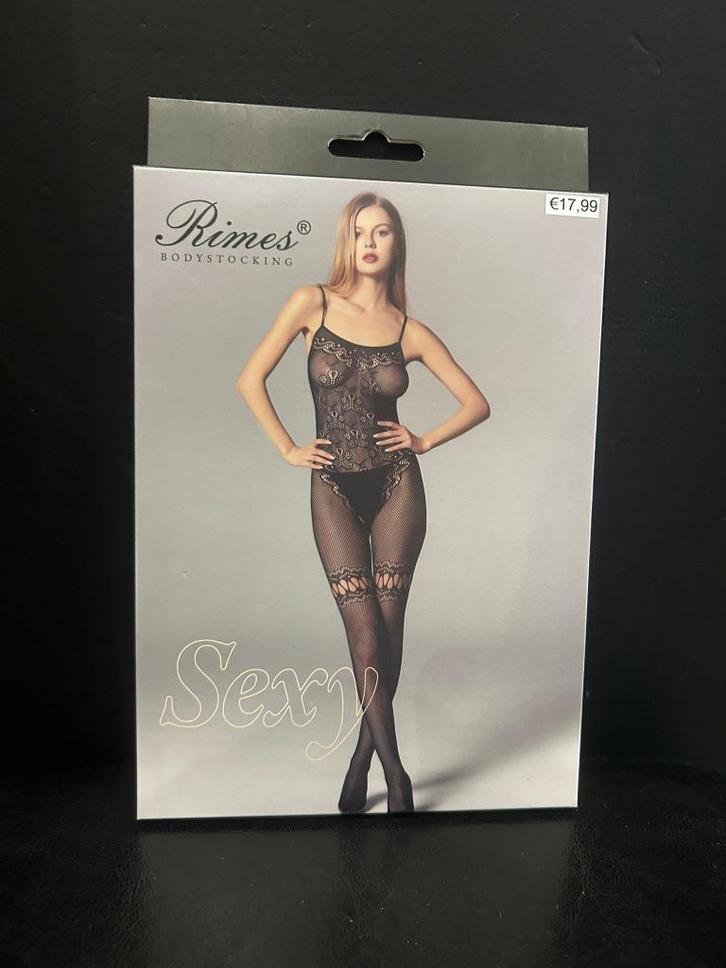 rimes bodysticking open kruis bodysuit one size, Kleding | Dames, Overige Dameskleding, Nieuw, Ophalen