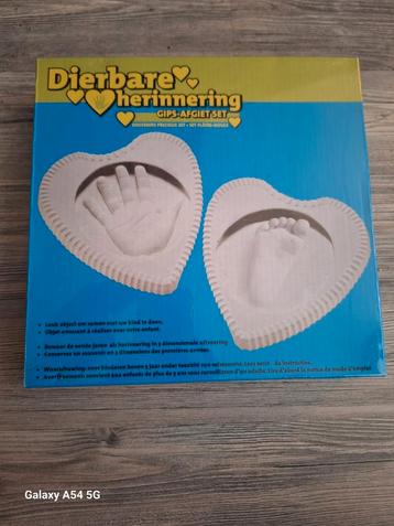 Dierbare Herinnering Gips Afgiet Set - Nieuw beschikbaar voor biedingen