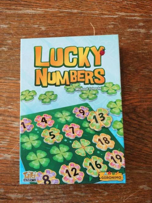 Lucky Numbers, Hobby en Vrije tijd, Gezelschapsspellen | Bordspellen, Zo goed als nieuw, Een of twee spelers, Drie of vier spelers