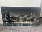 Schilderij New York Brooklyn Bridge, Ophalen, 50 tot 75 cm, Zo goed als nieuw, Schilderij