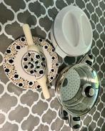 Steamer, casserole, marble rolling pin/board, mortar/pestle, Huis en Inrichting, Ophalen, Zo goed als nieuw