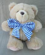 Forever Friends Beer teddybeer met blauw witte stri, Verzamelen, Ophalen of Verzenden, Zo goed als nieuw, Stoffen beer, Forever Friends