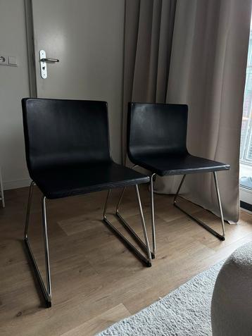 Vintage leren stoelen - 4 beschikbaar beschikbaar voor biedingen