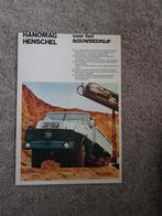 Brochure hanomag henschel, Ophalen of Verzenden, Zo goed als nieuw