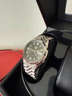Seiko Mod Horloge 36mm + Horloge Winder, Ophalen, Staal, Polshorloge, Zo goed als nieuw